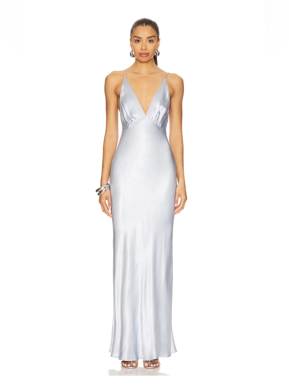 bec + bridge Moon Dance Maxi Dress in Dusty Blue - US Size 4